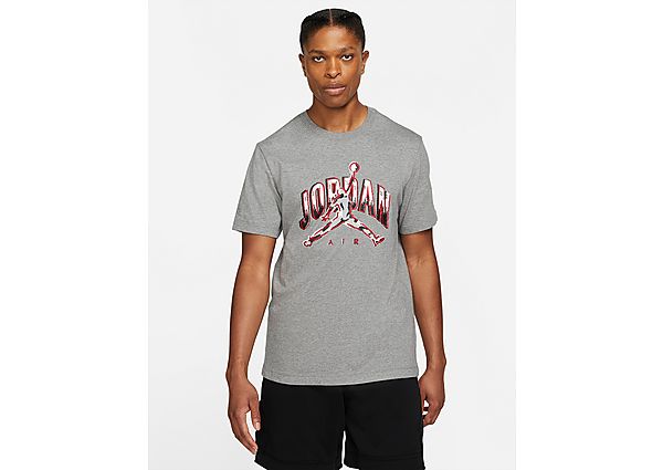 Nike Tee-shirt à manches courtes Jordan Air pour Homme - Carbon Heather, Carbon Heather