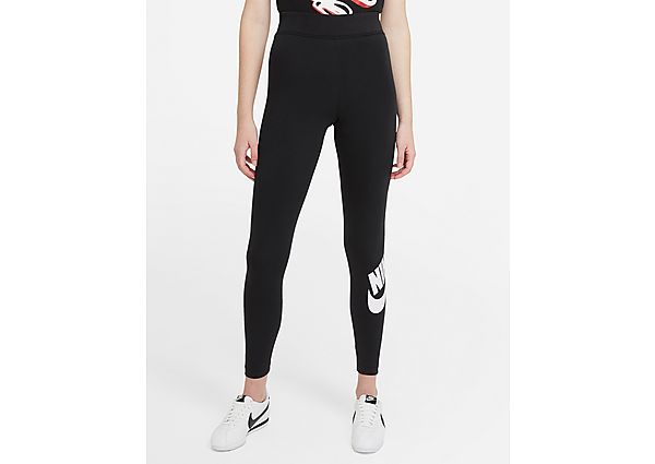 Nike Legging taille haute Nike Sportswear Essential pour Femme - Black/White, Black/White