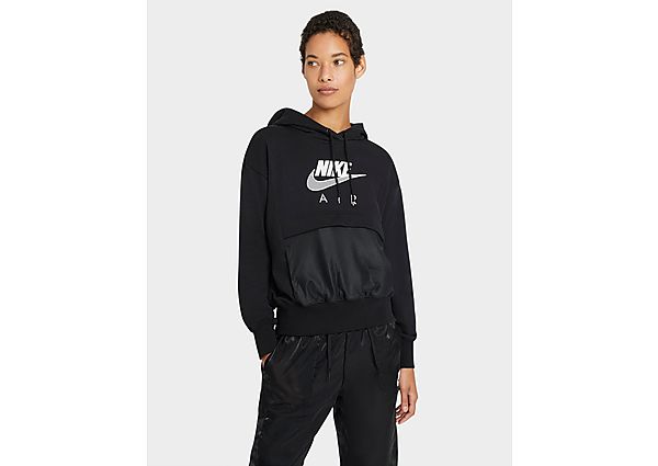 Nike Sweat à Capuche Air Mesh Femme - Black/White, Black/White