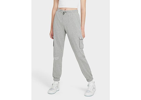 Nike Pantalon en molleton Nike Sportswear Swoosh pour Femme - Dark Grey Heather/White, Dark Grey Hea