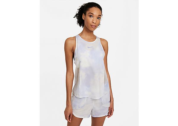 Nike Débardeur de running Nike Icon Clash City Sleek pour Femme - Light Thistle/Light Thistle/Clear,