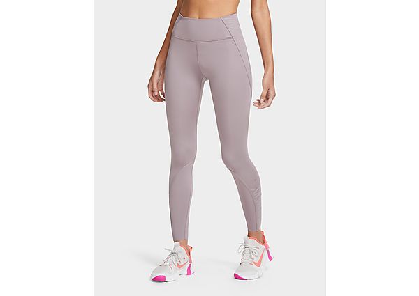 Nike Legging 7/8 à lacets Nike One Luxe pour Femme - Purple Smoke/Clear, Purple Smoke/Clear