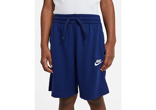 Nike Short en jersey Nike Sportswear pour Garçon plus âgé - Blue Void/White/White, Blue Void/White/W