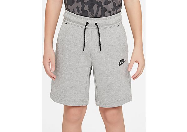 Nike Short Nike Sportswear Tech Fleece pour Garçon plus âgé - Dark Grey Heather/Black, Dark Grey Hea