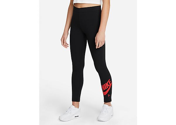 Nike Legging Nike Air Favorites pour Fille plus âgée - Black/University Red, Black/University Red