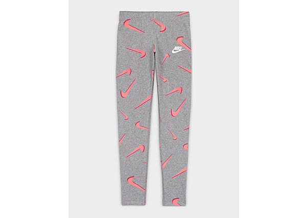 Nike Legging imprimé Nike Sportswear Favorites pour Fille plus âgée - Carbon Heather/White, Carbon H