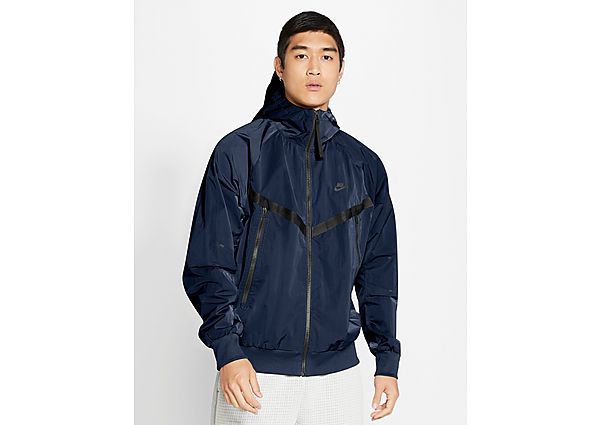 Nike Veste à capuche Nike Sportswear Windrunner pour Homme - Midnight Navy/Black/Black, Midnight Nav