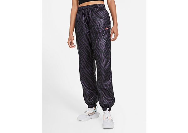 Nike Pantalon Nike Sportswear Icon Clash pour Femme - Dark Raisin/Bright Mango, Dark Raisin/Bright M