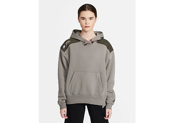 Nike Sweat à capuche en tissu Fleece Nike Sportswear pour Femme - Light Army/Cargo Khaki/Cargo Khaki