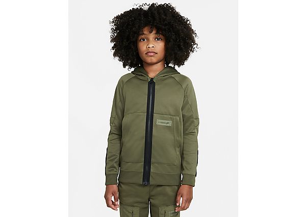 Nike Sweat à capuche et zip Nike Sportswear Air Max pour Garçon plus âgé - Medium Olive/Black, Mediu