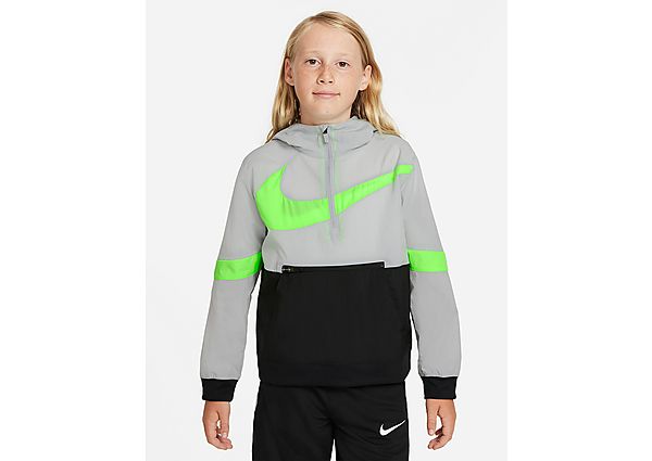 Nike Crossover Jacket Junior - Light Smoke Grey/Black/Green Strike/Green Strike, Light Smoke Grey/Black/Green Strike/Green Strike
