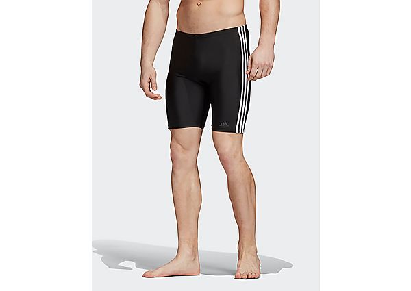 adidas Jammer de natation 3-Stripes - Black / White, Black / White