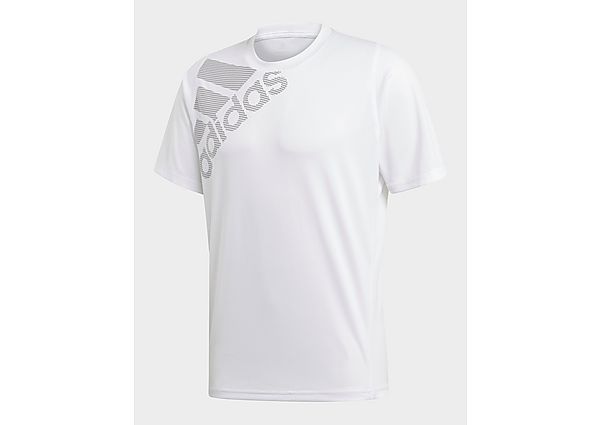 adidas T-shirt FreeLift Badge of Sport Graphic - White, White