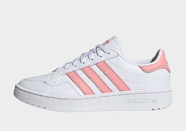 adidas Originals Chaussure Team Court - Cloud White / Glow Pink / Core Black, Cloud White / Glow Pin