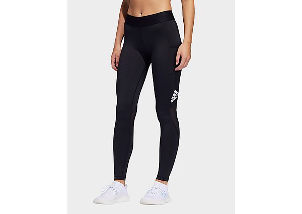 adidas Tight Techfit Long - Black / White, Black / White
