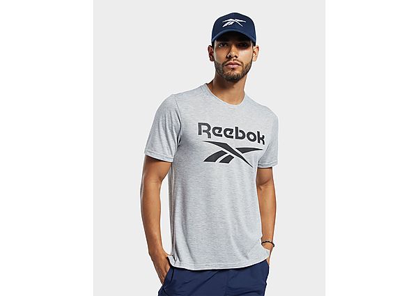 Reebok t-shirt imprimé workout ready supremium - Medium Grey Heather, Medium Grey Heather