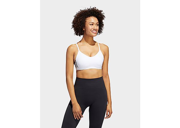 adidas Brassière All Me 3-Stripes - White / Black, White / Black