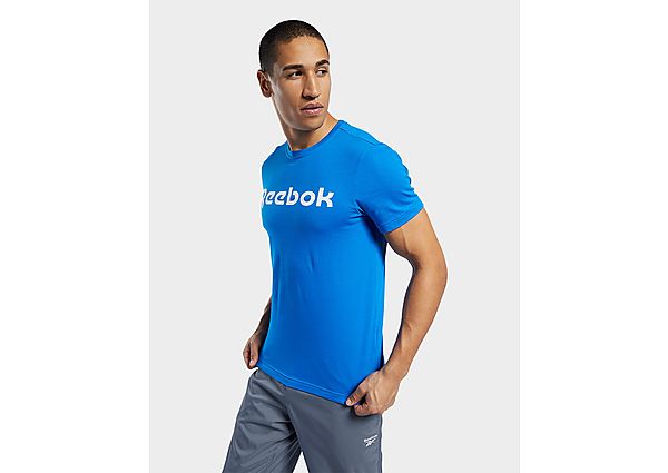 Reebok t-shirt graphic series linear logo - Blue Sport, Blue Sport