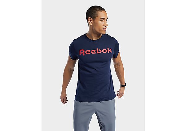 Reebok t-shirt graphic series linear logo - Faux Indigo, Faux Indigo