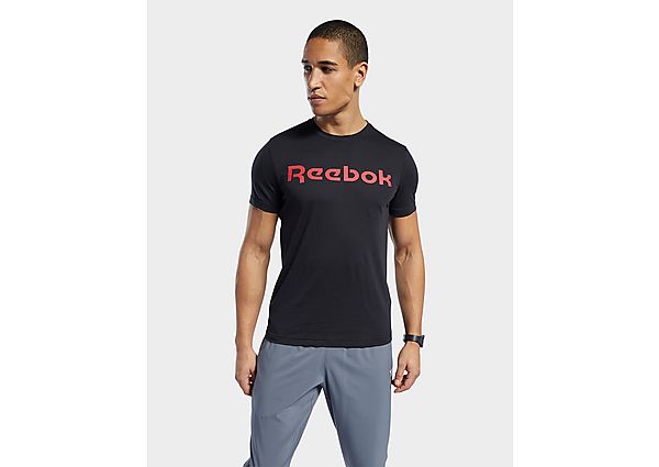 Reebok t-shirt graphic series linear logo - Black, Black
