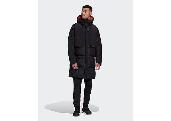 adidas Parka MYSHELTER COLD.RDY - Black / Orange, Black / Orange