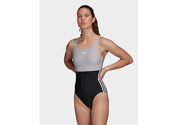 adidas Maillot de bain SH3.RO 3-Stripes Colorblock - Black / Glory Grey, Black / Glory Grey