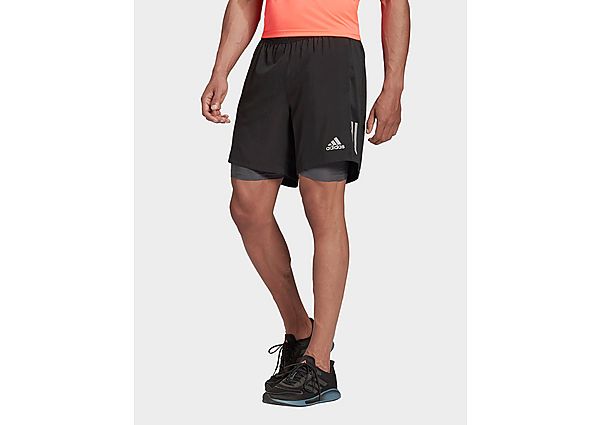adidas Short Own the Run Two-in-One - Black / Grey Six, Black / Grey Six