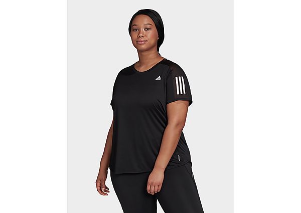 adidas T-shirt Own the Run (Grandes tailles) - Black, Black