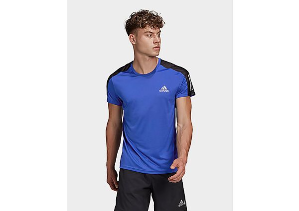 adidas T-shirt Own the Run - Royal Blue / Reflective Silver, Royal Blue / Reflective Silver
