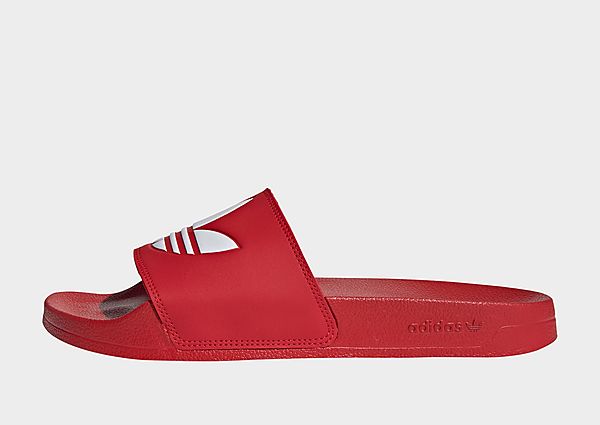 adidas Originals Claquette Adilette Lite - Scarlet / Cloud White / Scarlet, Scarlet / Cloud White /