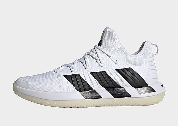 adidas Chaussure Stabil Next Gen - Cloud White / Core Black / Solar Red, Cloud White / Core Black /