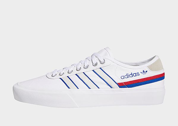 adidas Originals Baskets Delpala Femme - Cloud White / Scarlet / Royal Blue, Cloud White / Scarlet /