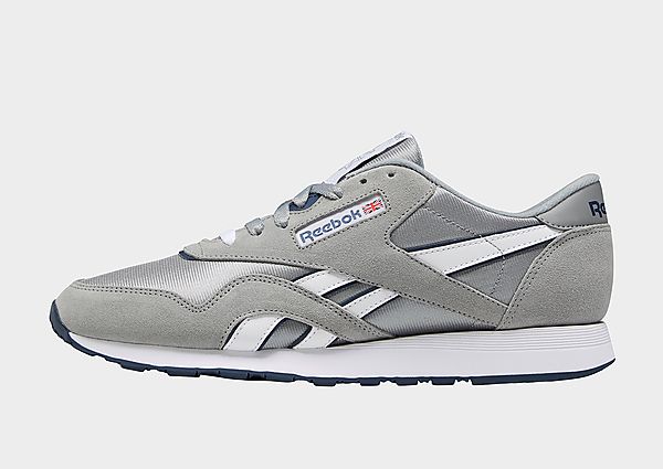 Reebok Classic Nylon Homme;;; - Platinum / Platinum / Jet Blue-R, Platinum / Platinum / Jet Blue-R