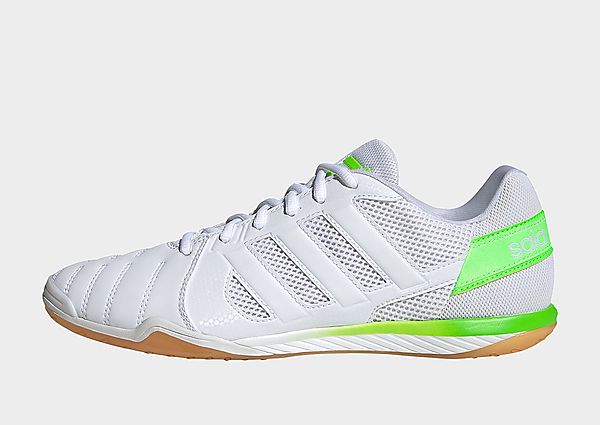 adidas Chaussure Top Sala - Cloud White / Cloud White / Signal Green, Cloud White / Cloud White / Si