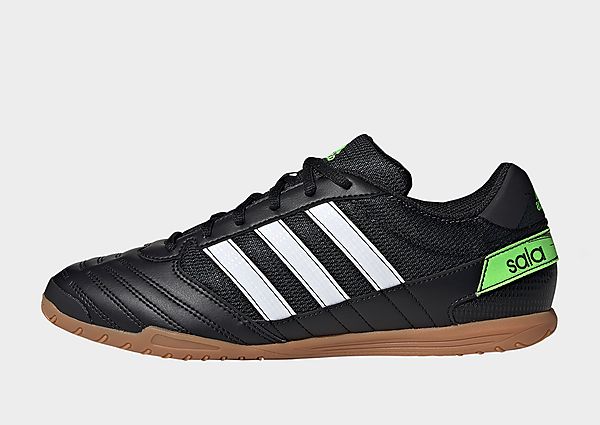 adidas Chaussure Super Sala - Core Black / Cloud White / Solar Green, Core Black / Cloud White / Sol