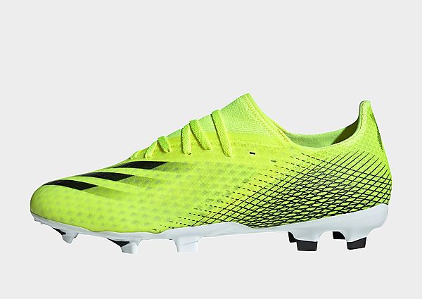 adidas Chaussure X Ghosted.3 Terrain souple - Solar Yellow / Core Black / Royal Blue, Solar Yellow /