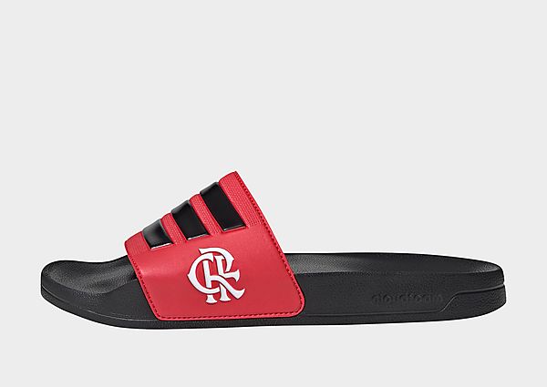 adidas Claquette Chinelo Flamengo Adilette Shower - Core Black / Scarlet / Core Black, Core Black /