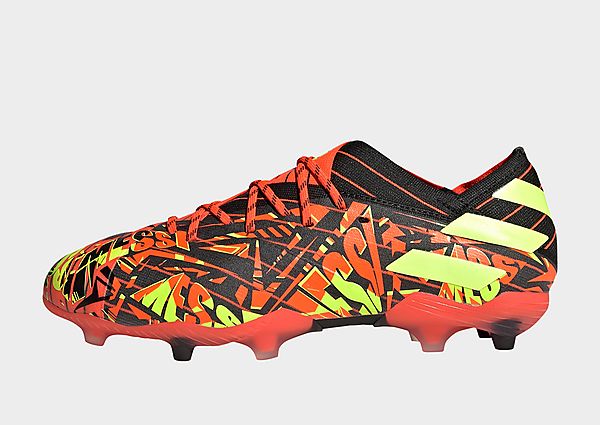 adidas Chaussure Nemeziz Messi.1 Terrain souple - Solar Red / Solar Yellow / Core Black, Solar Red /