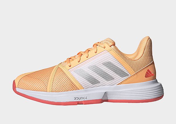adidas Chaussure CourtJam Bounce - Acid Orange / Silver Metallic / Hazy Rose, Acid Orange / Silver M