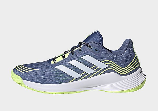 adidas Chaussure Novaflight Volleyball - Crew Blue / Halo Blue / Hi-Res Yellow, Crew Blue / Halo Blu