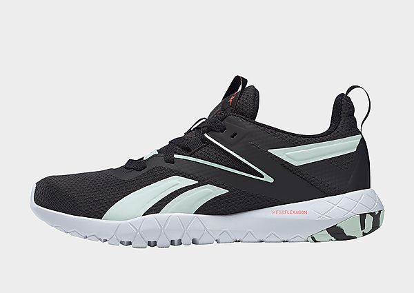 Reebok mega flexagon - Core Black / Aqua Dust / Orange Flare, Core Black / Aqua Dust / Orange Flare