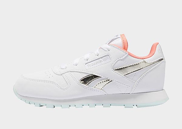 Reebok classic leather - White / Chalk Blue / Twisted Coral, White / Chalk Blue / Twisted Coral