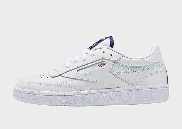 Reebok club c 85 - Cloud White / Dark Orchid / Aqua Dust, Cloud White / Dark Orchid / Aqua Dust