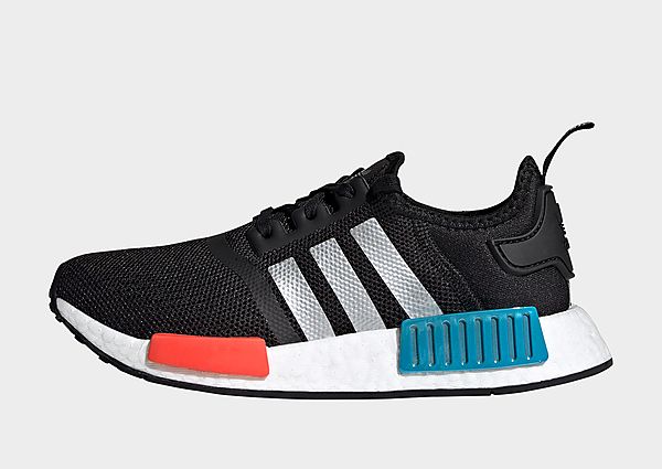adidas Originals Chaussure NMD_R1 - Core Black / Silver Metallic / Solar Red, Core Black / Silver Me