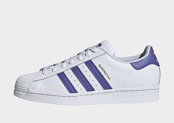 adidas Originals Chaussure Superstar - Cloud White / Purple / Gold Metallic, Cloud White / Purple /