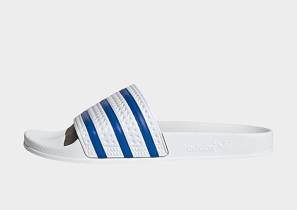 adidas Originals Claquette Adilette - Cloud White / Glow Blue / Cloud White, Cloud White / Glow Blue