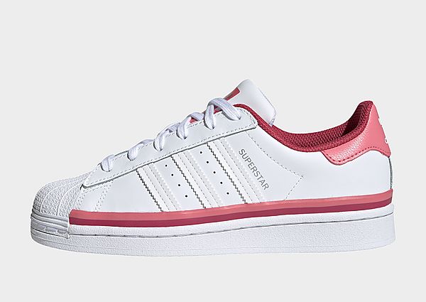 adidas Originals Chaussure Superstar - Cloud White / Cloud White / Hazy Rose, Cloud White / Cloud Wh