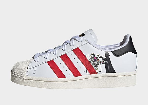 adidas Originals Chaussure Superstar Star Wars - Cloud White / Scarlet / Chalk White, Cloud White /