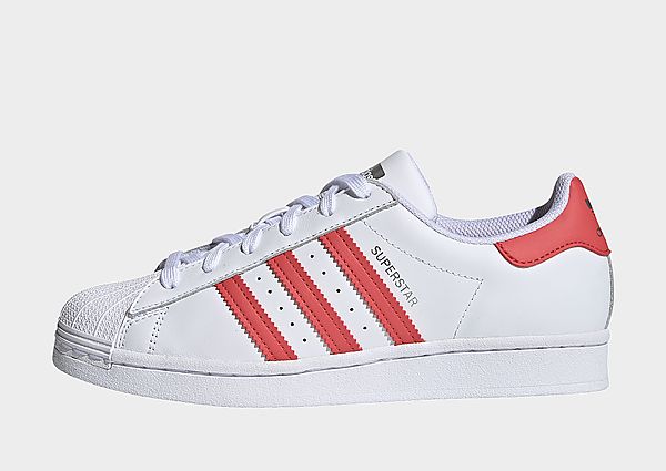 adidas Originals Chaussure Superstar - Cloud White / Crew Red / Matte Silver, Cloud White / Crew Red