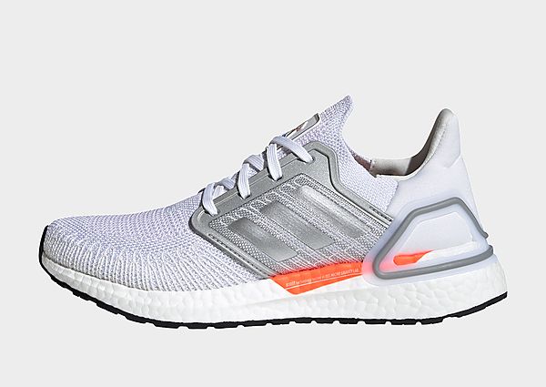 adidas Chaussure Ultraboost 20 - Cloud White / Silver Metallic / Fresh Candy, Cloud White / Silver M